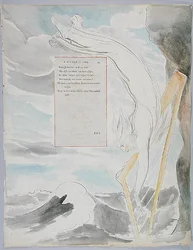 El Bardo, diseño 65 de Los Poemas de Thomas Gray, 1797-98